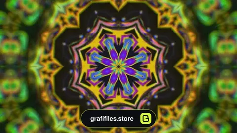 فوتیج موشن گرافیک Tribal Kaleidoscope