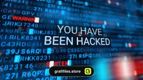 فوتیج موشن گرافیک You Have Been Hacked