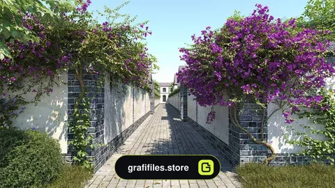 آبجکت گل و گیاه زینتی