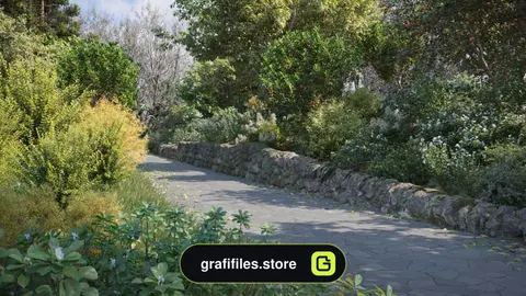 مجموعه آبجکت درخت و درختچه