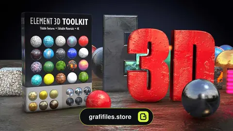 متریال برای پلاگین Element 3D