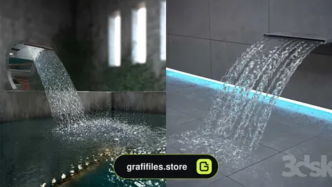 مدل سه بعدی آبنما