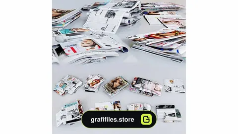 مدل سه بعدی مجله