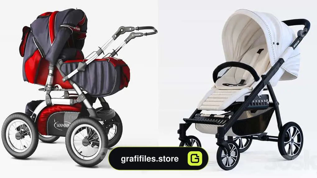 مدل سه بعدی کالسکه