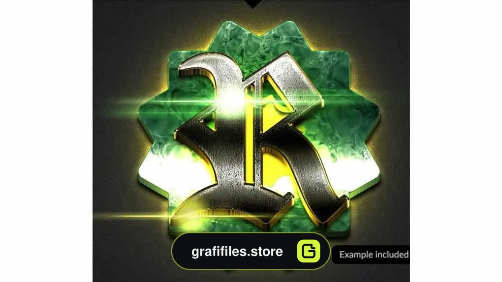 استایل آماده فتوشاپ 3D Styles vol.12