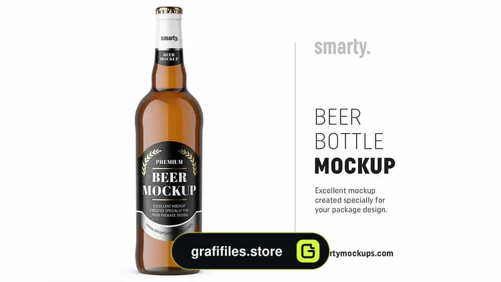 موکاپ بطری نوشیدنی Beer bottle