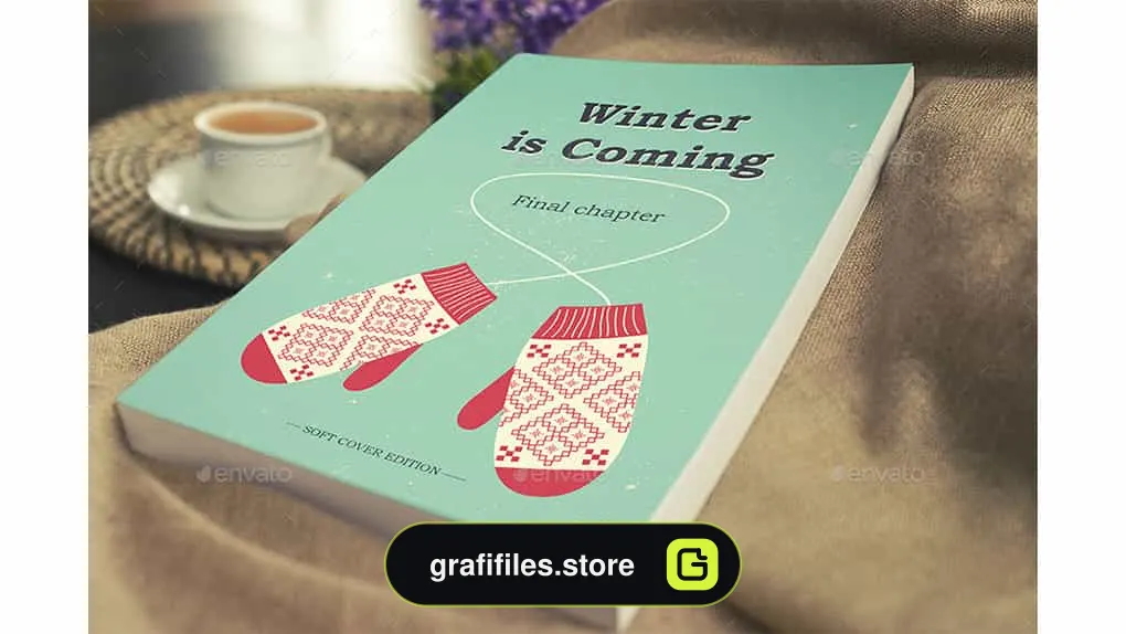 موکاپ کتاب Book Mock-Up / Soft Cover Edition