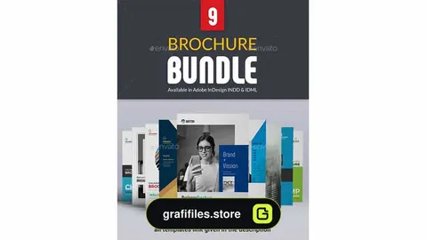 قالب ایندیزاین بروشور Brochure Bundle