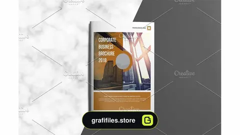 قالب آماده ایندیزاین بروشور Business