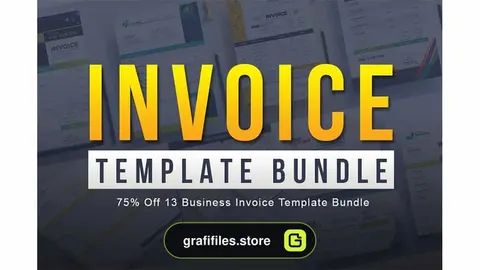 فایل لایه باز فاکتور Business Invoice Template