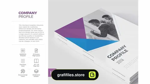 قالب ایندیزاین Company Profile