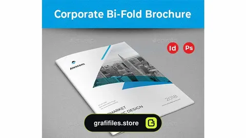 قالب ایندیزاین بروشور Corporate Bifold
