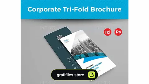 فایل لایه باز بروشور شرکتی Corporate Trifold Brochure
