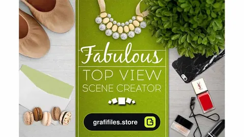 جعبه ابزار ساخت موکاپ Fabulous Scene Creator LITE