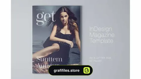 قالب ایندیزاین مجله Get Magazine Template