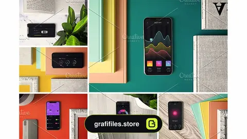 موکاپ آیفون ایکس iPhone XS in studio