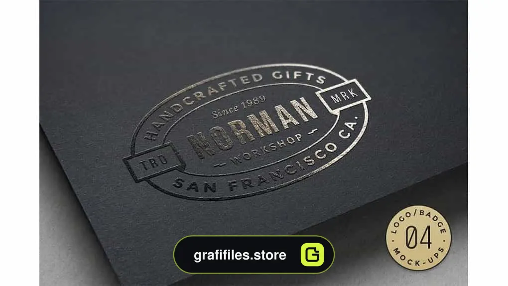 موکاپ لوگو Logo/Badge Mock-Ups Vol.4