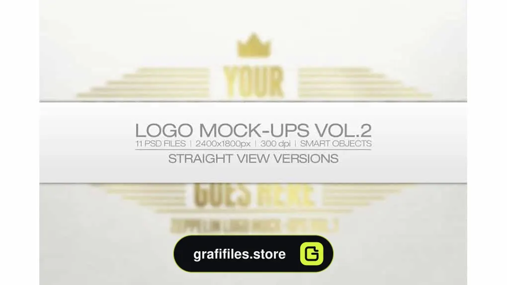 موکاپ لوگو Logo Mock ups Vol.2