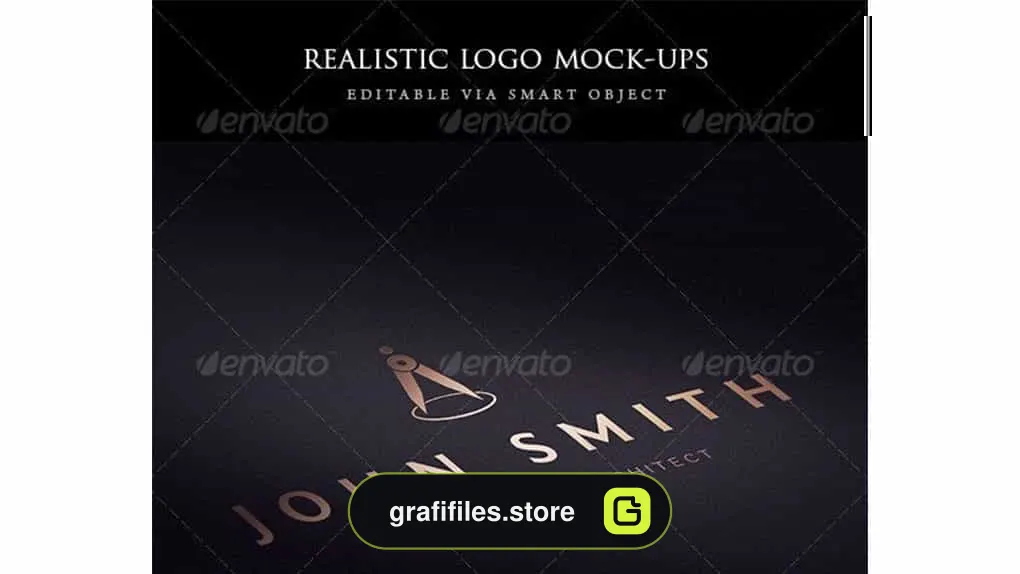 موکاپ لوگو Logo mock-ups
