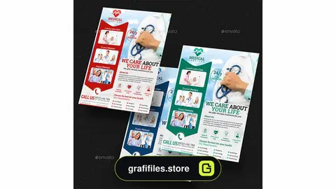 فایل لایه باز تراکت خدمات پزشکی