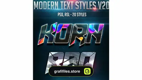 استایل آماده فتوشاپ Modern