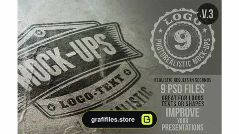 موکاپ لوگو Photorealistic Logo Mock-Ups Vol.3