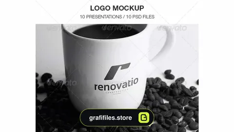 موکاپ لوگو Photorealistic Logo Mockups