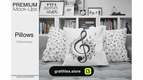 موکاپ کوسن Pillows