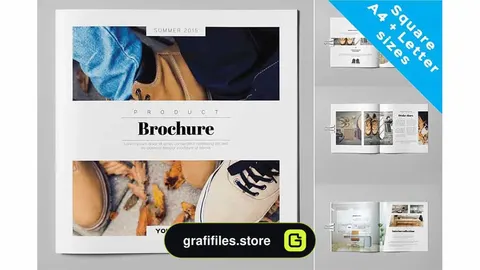 قالب ایندیزاین بروشور Product Brochure