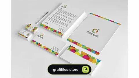 فایل لایه باز ست اداری Professional Dream Insite Stationary
