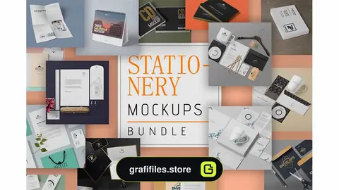 موکاپ ست اداری Stationery Mockups Bundle