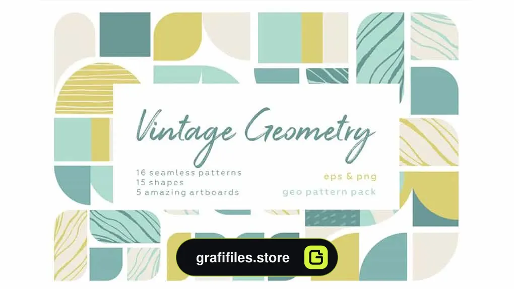 پترن هندسی Vintage geometry