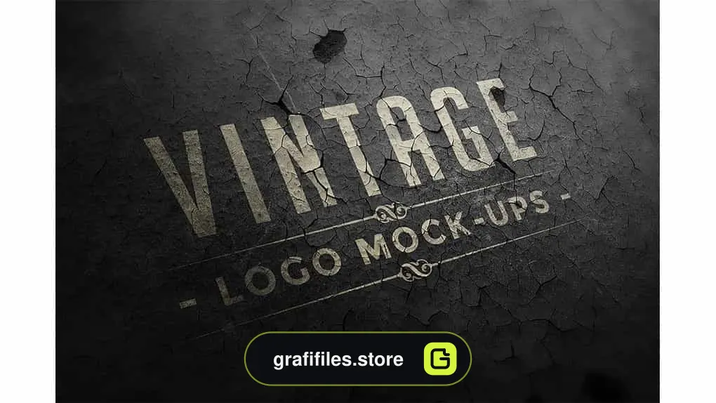 موکاپ لوگو Vintage Logo Mock-ups