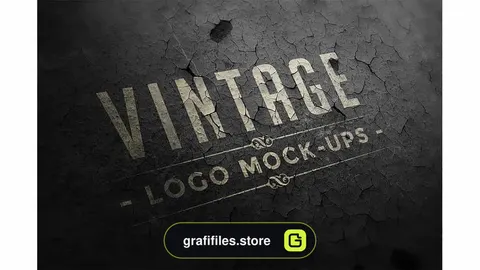 موکاپ لوگو Vintage Logo Mock-ups