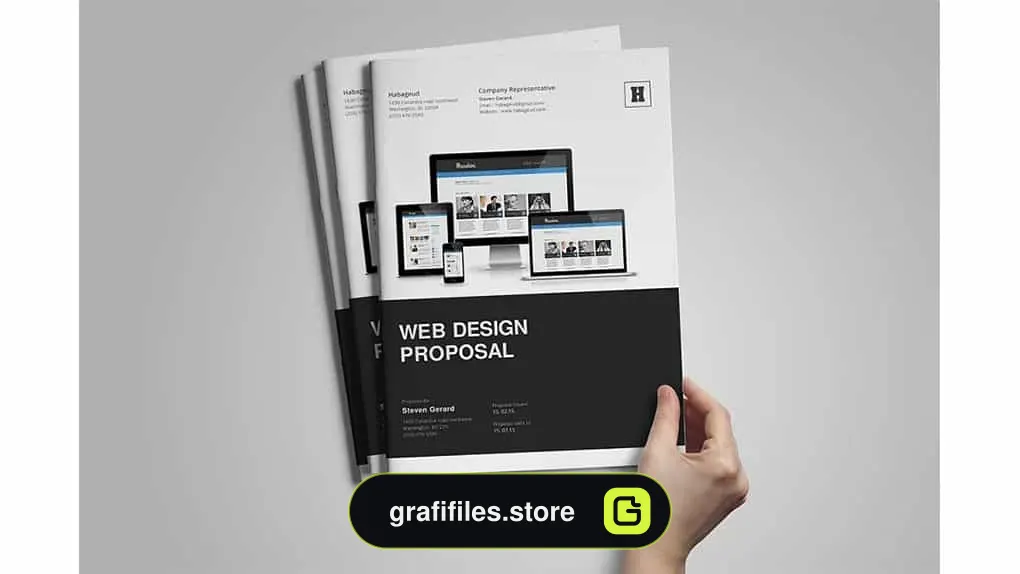 قالب ایندیزاین پروپوزال Web Design Proposal