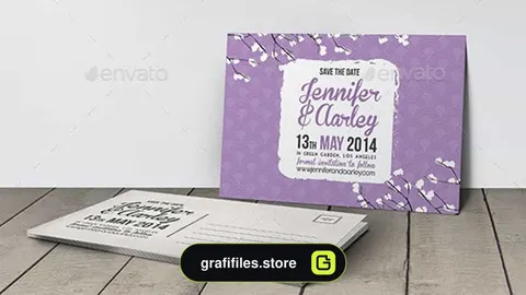 فایل لایه باز کارت دعوت عروسی Wedding Invitation