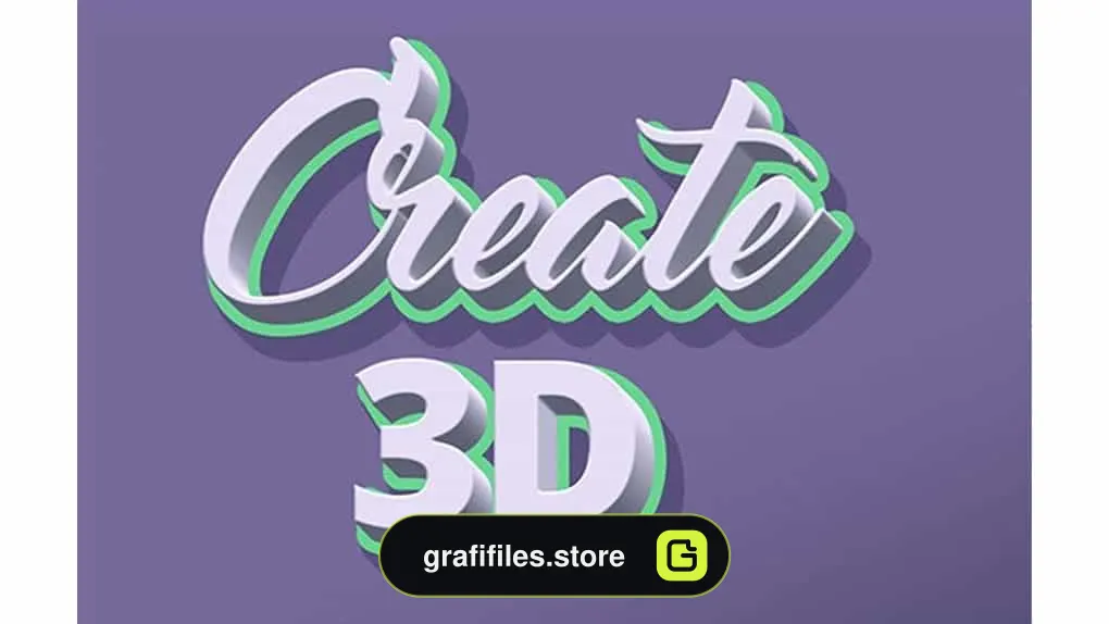 افکت متن 3D Text Effect