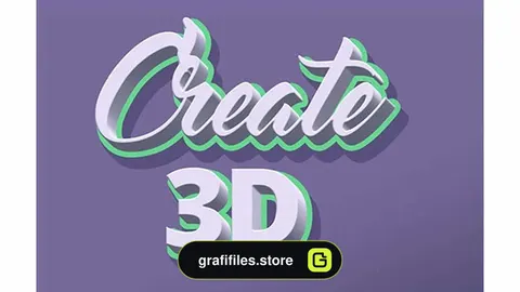 افکت متن 3D Text Effect