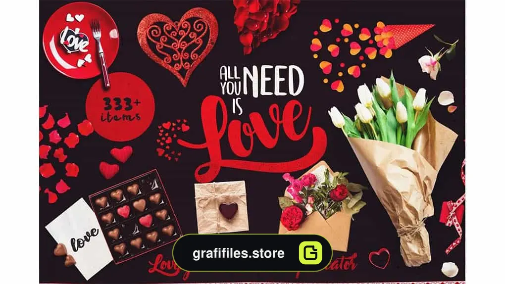 جعبه ابزار ساخت موکاپ عاشقانه LOVE – Scene Generator