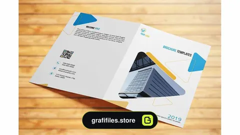 فایل لایه باز بروشور Bifold Business Brochure – V01