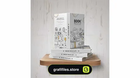 موکاپ کتاب Book Mock-Up Set – 2