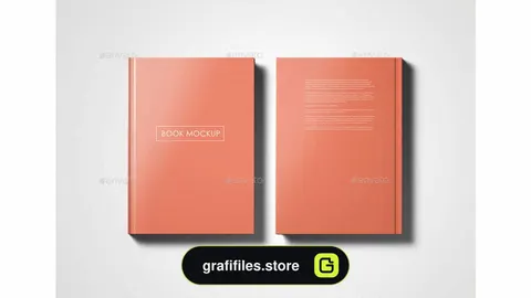 موکاپ کتاب Book Mockup Set 1