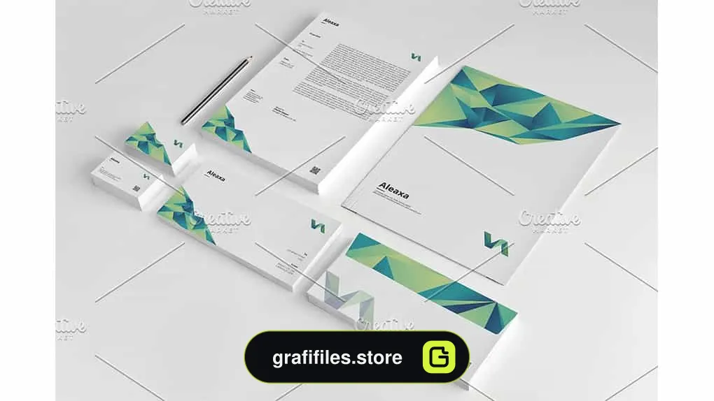 وکتور ست اداری Brand Identity – V04