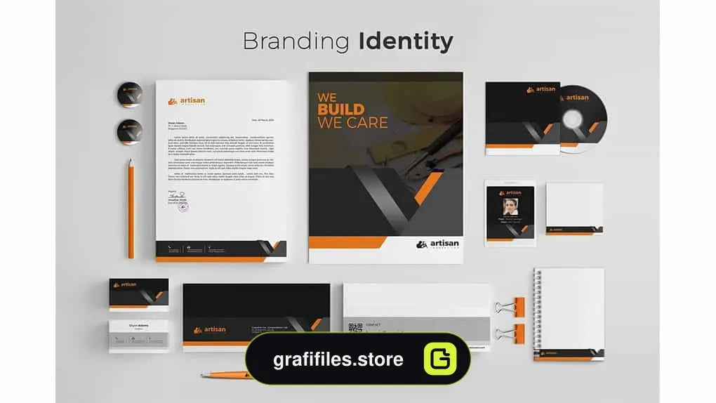 فایل لایه باز ست اداری Branding Identity