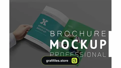 موکاپ بروشور Brochure Mock-ups