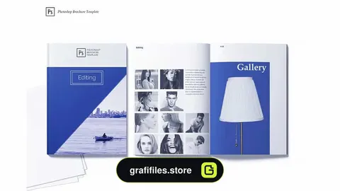 فایل لایه باز بروشور Editing Photoshop Brochure Template