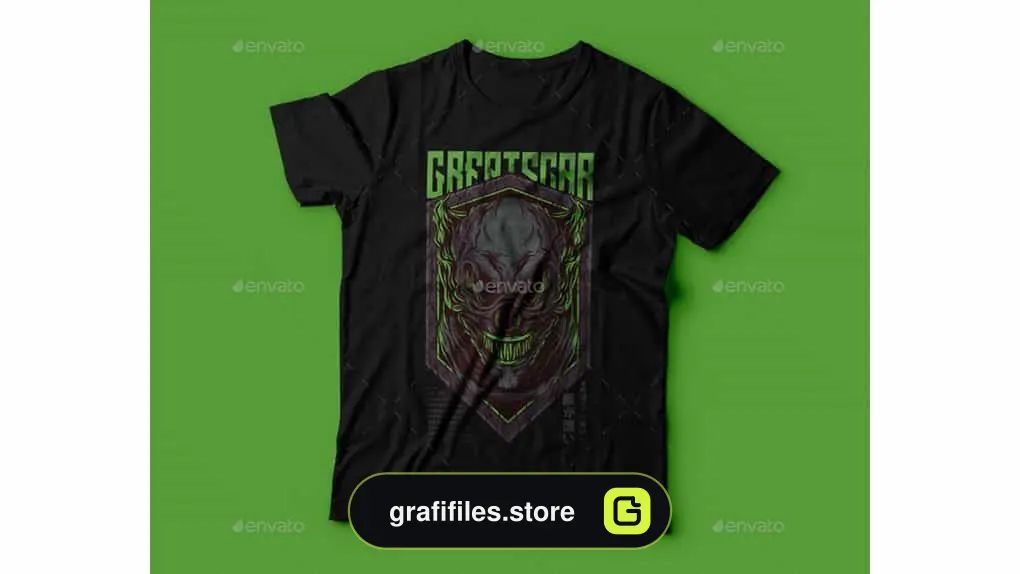 وکتور تیشرت Great Scar T-Shirt Design