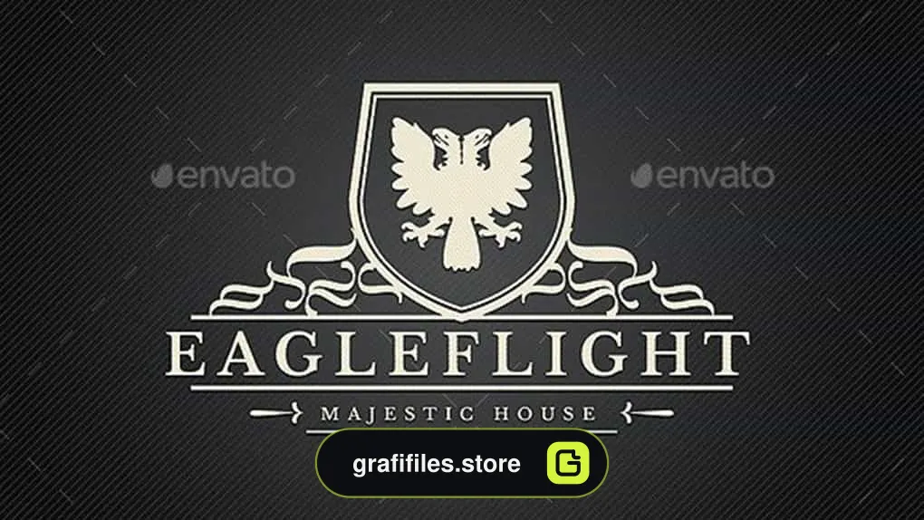فایل لایه باز لوگو Heraldic Crest Logos Vol.8
