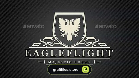 فایل لایه باز لوگو Heraldic Crest Logos Vol.8