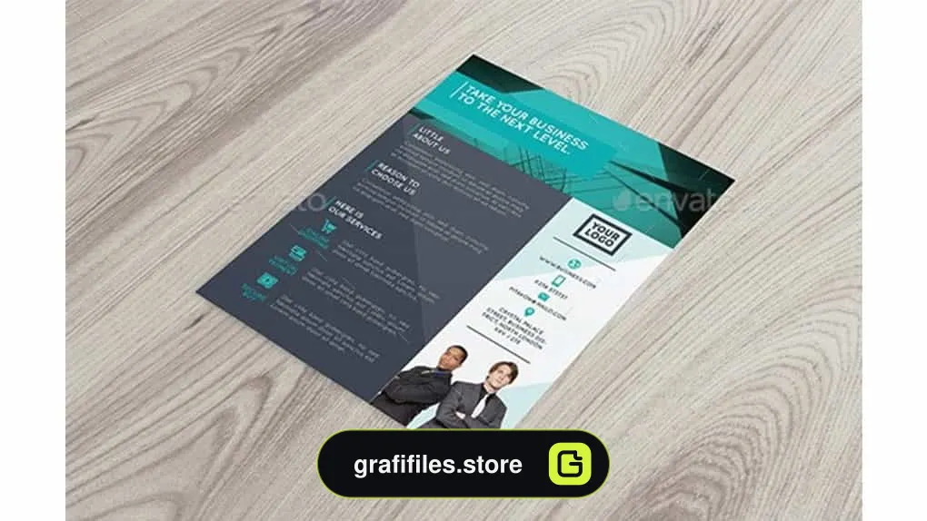 قالب ایندیزاین بروشور Modern Corporate Flyer